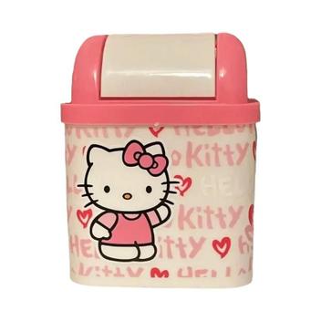 Lixeira Kawaii Sanrio Hello Kitty Para Sala De Estar, Quarto, Cesto De
