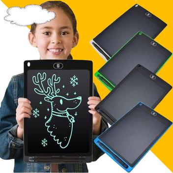 Lousa Mágica Lcd Tablet Escrever Pintar e Desenhar 12 Polega - Online -  Lousa Mágica - Magazine Luiza