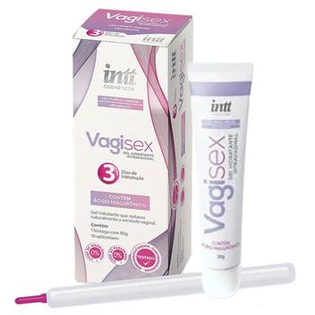 Lubrificante Hidratante Intimo Feminino Vagisex Com 10 Aplicadores Intt ...