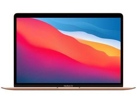 MacBook Air Apple 13,3”, 8GB, SSD 512GB, Processador M1, Dourado