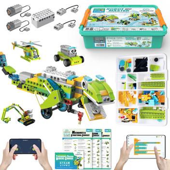 Makerzoid Robot Master Kit 200+ em 1 Scratch com APP e 47 Vídeos