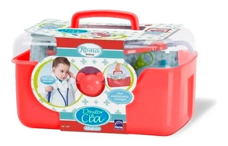 Maleta Kit Medico Brinquedo Doutora Medicina Enfermeira + Jogo