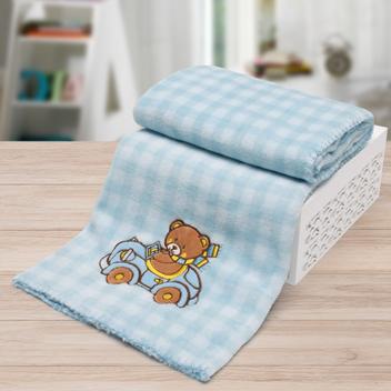 Manta infantil Para Berço Em Microfibra Bordado Buettner - Bouton ...