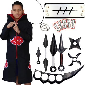 Manto da Akatsuki Infantil Naruto na Americanas Empresas