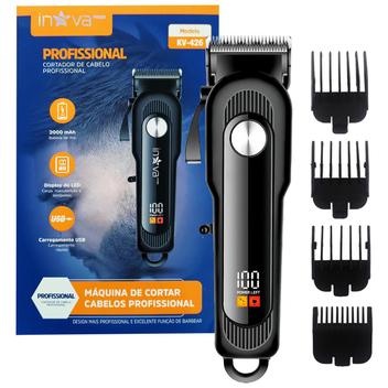 Máquina Aparador Barbeador Cabelos e Barba Profissional Inova ...