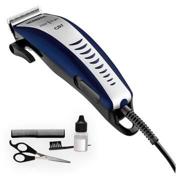 Máquina de cortar cabelo com 4 pentes e acessórios Hair Stylo - CR-07 ...