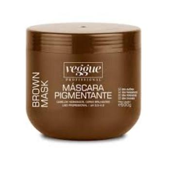 Máscara Matizadora Marrom Castanho Iluminado Brown Veggue 500ml ...