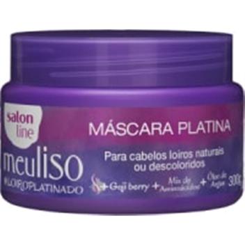 Máscara Salon Line Meu Liso Loiro Platinado 300Ml - Matizador ...