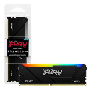 Memoria 8gb Ddr4 3200 Cl16 1.35V Desktop Fury RGB KF432C16BB2A/8