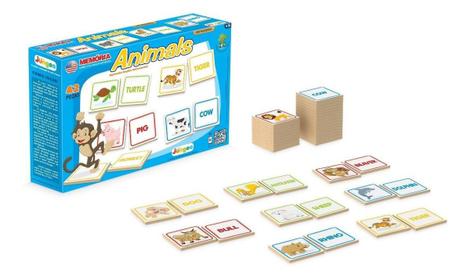 Jogo Da Memória De Animais Contém 32 Cartas - SHIP COMERCE - Jogos de  Memória e Conhecimento - Magazine Luiza