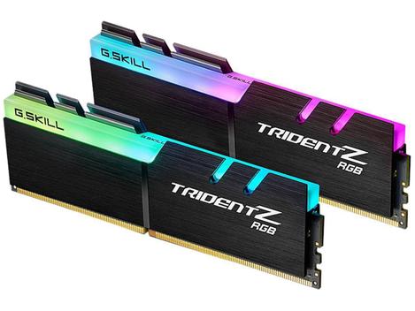 DDR4 16GB メモリ 3200MHz 8枚セット Memória G.SKILL Trident Z RGB (For AMD) 16GB (2x8G) DDR4 3200 CL16