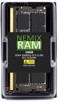 Memória NEMIX RAM 16 GB DDR4 2666 MHz PC4-21300 260 pinos
