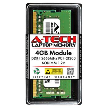 Memória RAM A-Tech 4 GB DDR4 2666 MHz PC4-21300 SODIMM de 260
