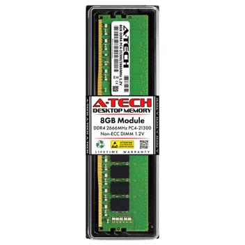 Memória RAM A-Tech 8GB DDR4 2666 MHz UDIMM PC4-21300 - Memória RAM