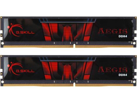 メモリー AEGIS DDR4 2666MHz 32GB (16GBx2) Memória RAM G.SKILL AEGIS Series DDR4 32GB (2x16GB) 2666 MHz