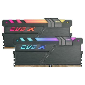 Memória RAM Geil EVO X II RGB, 16GB (2x8GB), 3200MHz, DDR4, CL16