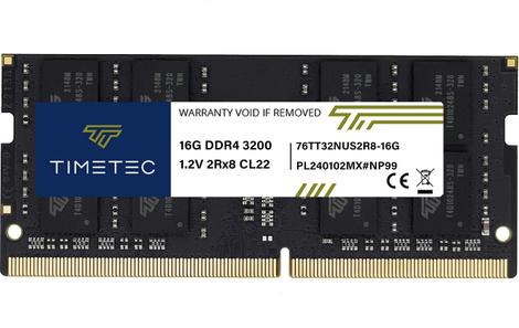 Memória RAM Timetec 16GB DDR4 3200MHz - SODIMM 260 pinos para
