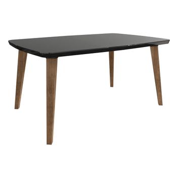 Mesa De Jantar Para 4 Pessoas Com Vidro 120 X 90 Cm Tampo 30 Mm Com Sapatas Cor  Preto Pé Palito - RV Móveis - Outros Móveis - Magazine Luiza