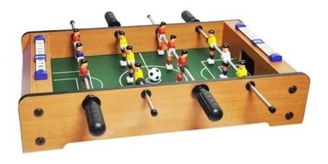 Brinquedo Infantil Mesa De Pebolim Pequena Jogo Totó Completo Futebol De  Mesa em Promoção na Americanas