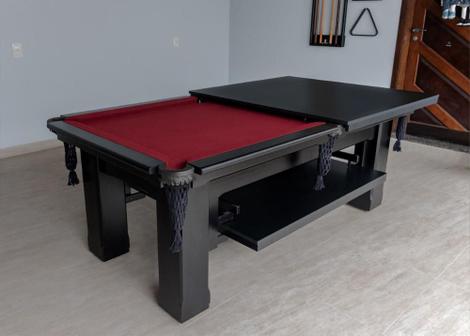 Mesa de Sinuca e Ping Pong - 2,52x1,40 - Nelson Bilhares - Mesa de Sinuca -  Magazine Luiza