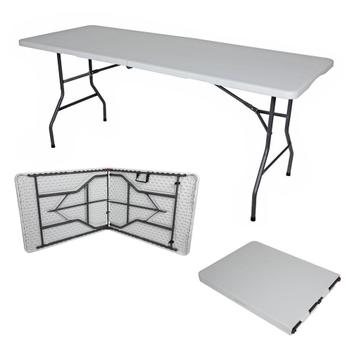 Mesa Dobrável Gallant Vira Maleta Portátil 1,80m com Alça (GMD22A01A-BR