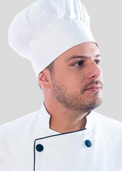 Mestre Cuca Masculino Sumaia Enzo, Para Profissionais da Cozinha - Branco :  : Moda