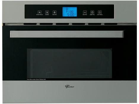 Micro-ondas 35 Litros de Embutir Com Grill - Prata - Fischer - 17411-18916 - 220v