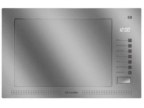Micro-ondas 25 Litros de Embutir - Cinza - Mueller - Mme25k - 220v
