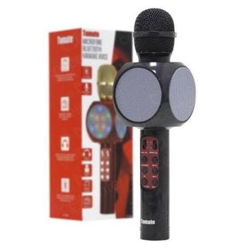 Microfone De Karaoke Com Bluetooth Recarregável - Tomate - Animus