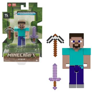 MINECRAFT - BONECO - STEVE - 8cm (EDIÇÃO ESPECIAL 15 ANOS) - MATTEL ...