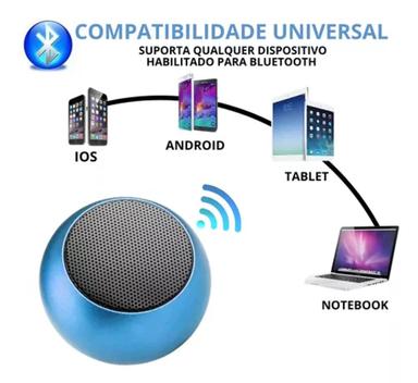 Caixa de Som Altomex Azul/cinza Al-2022