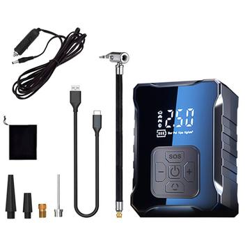 Mini Compressor Digital para Carro, Moto, Bola e Infláveis com Luz de ...