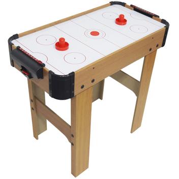 Mini Mesa Jogo de AIR HOCKEY à Pilhas Portátil com Marcador Discos