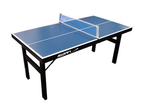 Mini mesa de ping pong dobravel klopf 61003