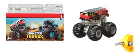 Distribuidora Semaan - Esses Mini Monster Trucks da Hot Wheels podem ser  pequenos, mas o estrondo e a batida são épicos! Cada lançador que acompanha  o Monster Truck Mini ativa a velocidade