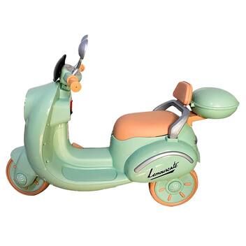 Mini Motinha Elétrica Infantil Lambreta Triciclo Som Luz Led