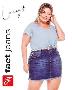 Mini saia cheap jeans cintura alta