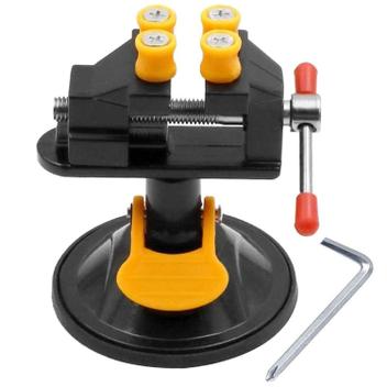 Mini Morsa Da Banco A Ventosa, Regolabile, Per Trapano A Mano, Per Modellare, Pittura, Incollare, Saldare E Creare