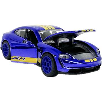 Miniatura - 1:59 - Porsche Taycan Turbo S - Azul - Racing