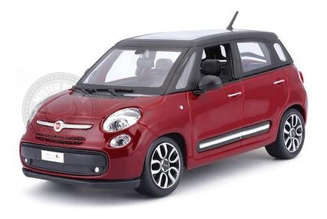 Miniatura Fiat 500 L Vinho Burago 1/24 - Bburago - Carrinhos e Cia