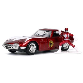 Miniatura Jada Power Rangers Red Ranger & 1967 Toyota 2000GT 1/32 Die ...