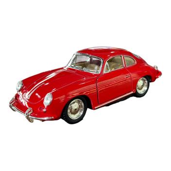 Miniatura Porsche 356B Carrera 2 Kinsmart 1/32 Metal E Fricção Azul - Carrinhos E Cia - Magazine - Foto 7