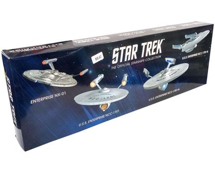 Miniatura Star Trek Box 4 Naves USS Enterprise Starships