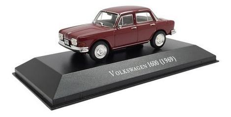 Miniatura Volkswagen 1600 Zé Do Caixão 1969 Bordô 1:43 - Planeta