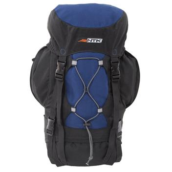 Mochila Camping Everest 35L Azul e Preto Nautika Bolsa Mochila Esportiva Magazine Luiza