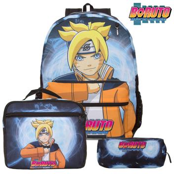 Mochila Infantil Juvenil Menino Desenho Boruto Tam G Passeio na