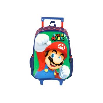 kit mochila escolar lancheira super mario mochila Mochila De Rodas Super Mario Bros Escolar Passeio Mochila Infantil  Magazine Luiza