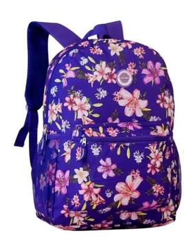Mochila Escolar Feminina Roxa Clio Style Estilo e Praticidade para a ...