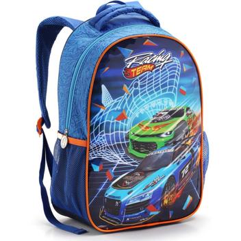 Mochila Infantil Motocicleta - 43cm Para Escola E Viagens