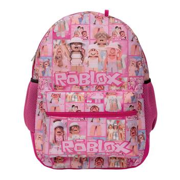 ROBLOX-Bolsa de desenho animado para crianças, mochila versátil de moda,  carregamento USB, presente de lona para meninos e meninas